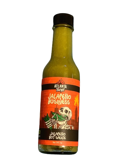 ATLANTA BURNS SMALL BATCH HOT SAUCE- JALAPENO BUSINESS