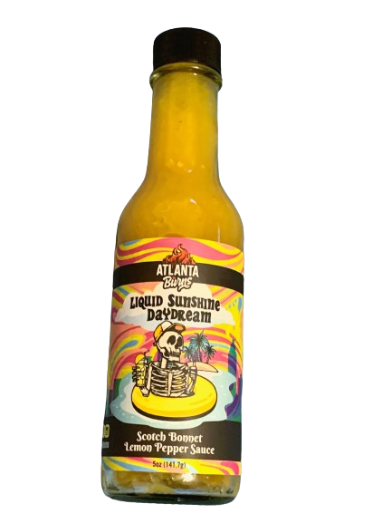 ATLANTA BURNS' SMALL BATCH HOT SAUCE- LIQUID SUNSHINE DAYDREAM