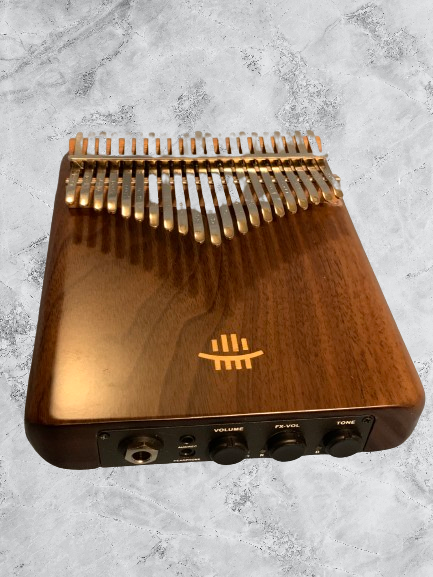 MBIDA 17 KEY MAPLEWOOD SOLID BODY WITH BUILD IN PICK UP AND ADVANCED CONTROLS (KALIMBA)